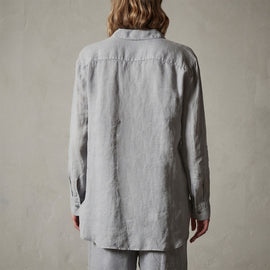 Lightweight Linen Shirt in Breeze Pigment | James Perse Los Angeles