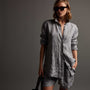 Lightweight Linen Shirt in Breeze Pigment | James Perse Los Angeles