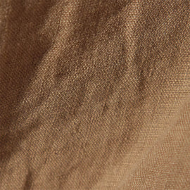 Garment Dyed Linen Shirt in Cashew Pigment | James Perse Los Angeles