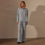 Linen Oversized Shirt in Open Sky Pigment | James Perse Los Angeles