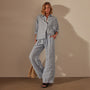 Linen Oversized Shirt in Open Sky Pigment | James Perse Los Angeles