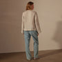 Pin Tuck Linen Top in Salt Pigment | James Perse Los Angeles