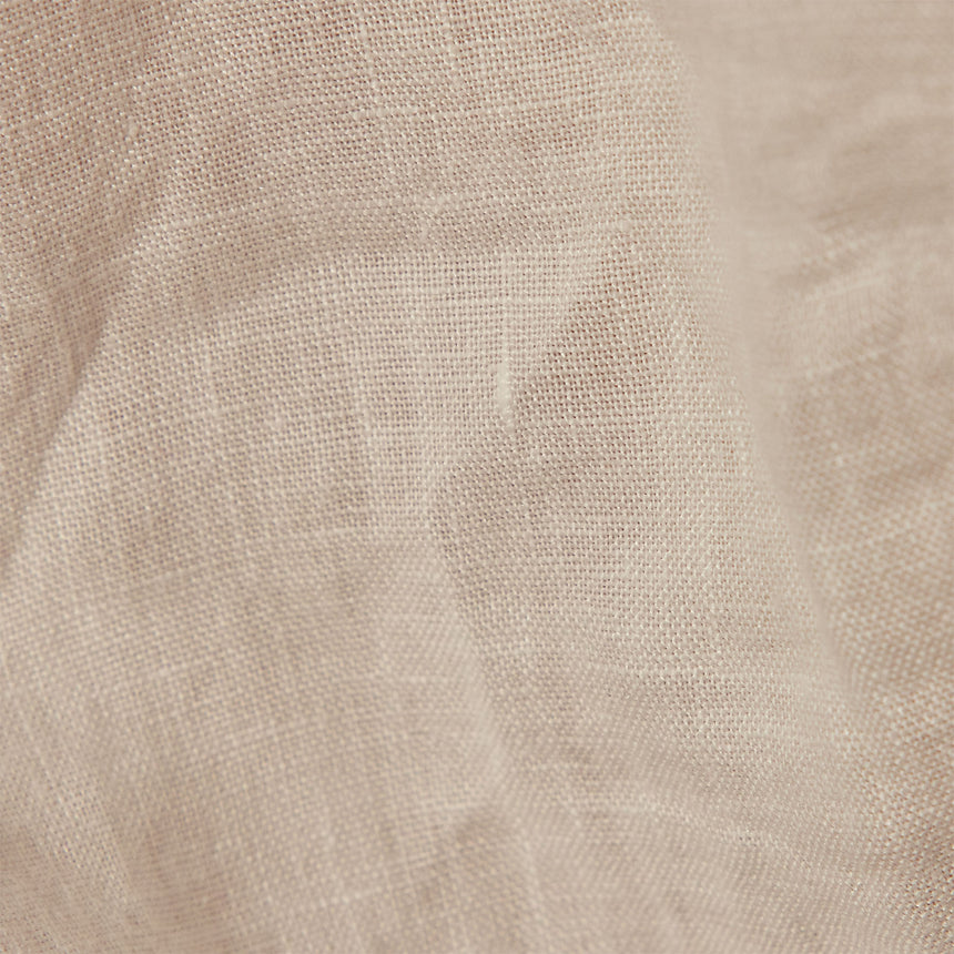 Linen Gathered Blouse in White | James Perse Los Angeles