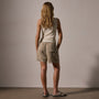 Lightweight Linen Elastc Short in Overcast Pigment | James Perse Los Angeles