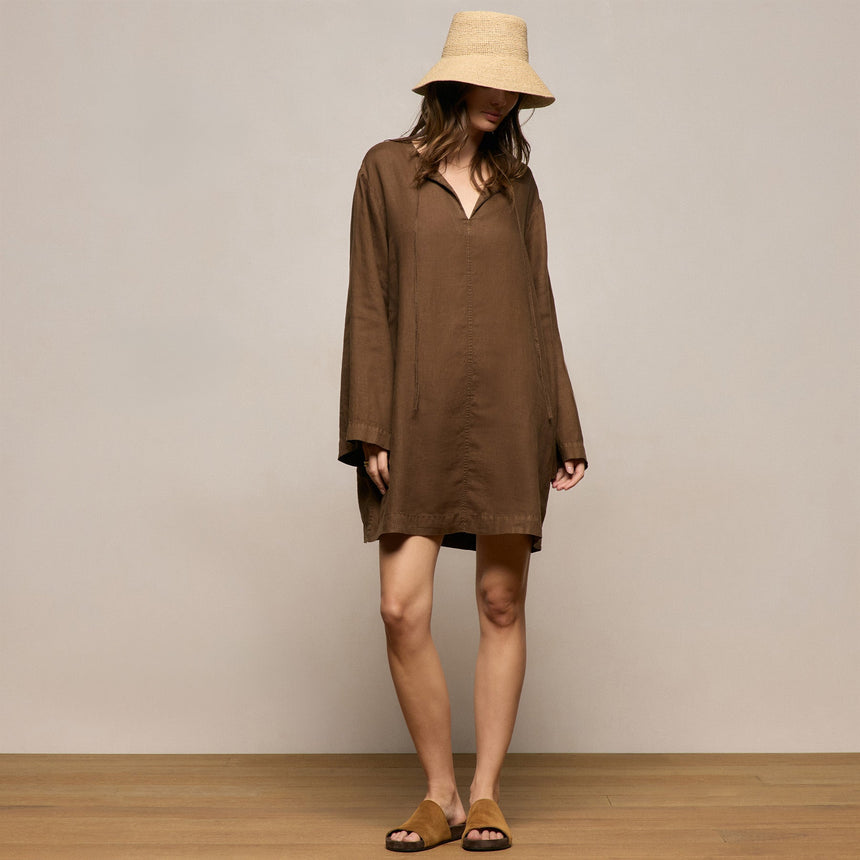 James Perse Lightweight Linen Tunic Dress