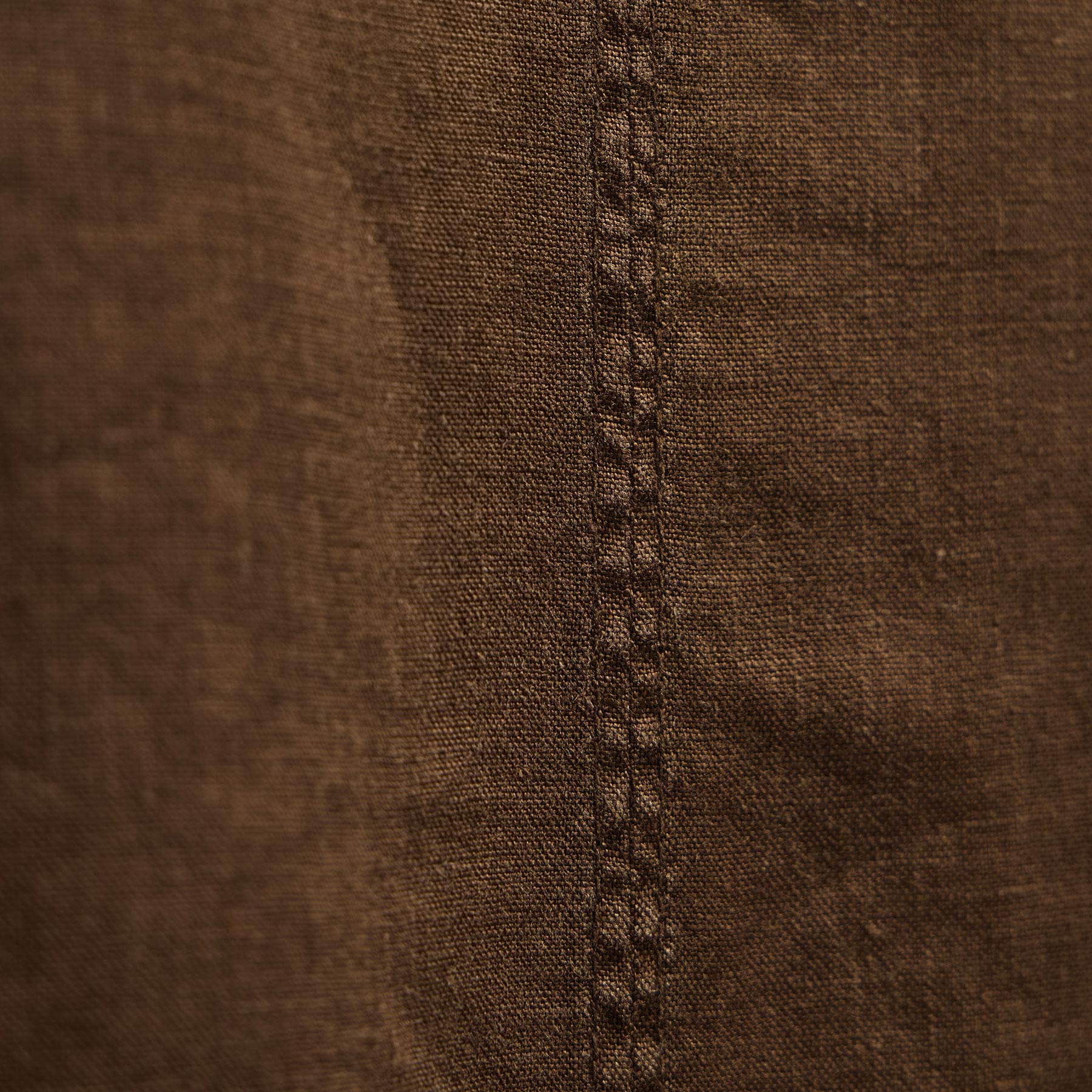Lightweight Linen Tunic Dress In Cocoa Pigment | James Perse Los Angeles
