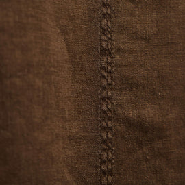Lightweight Linen Tunic Dress In Cocoa Pigment | James Perse Los Angeles