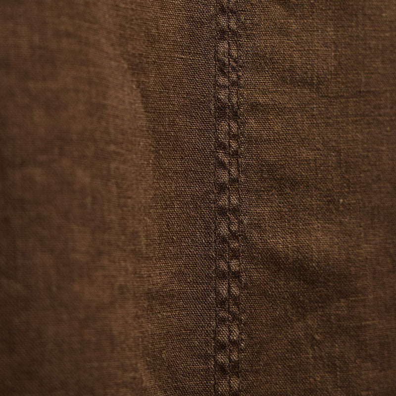 Lightweight Linen Tunic Dress In Cocoa Pigment | James Perse Los Angeles