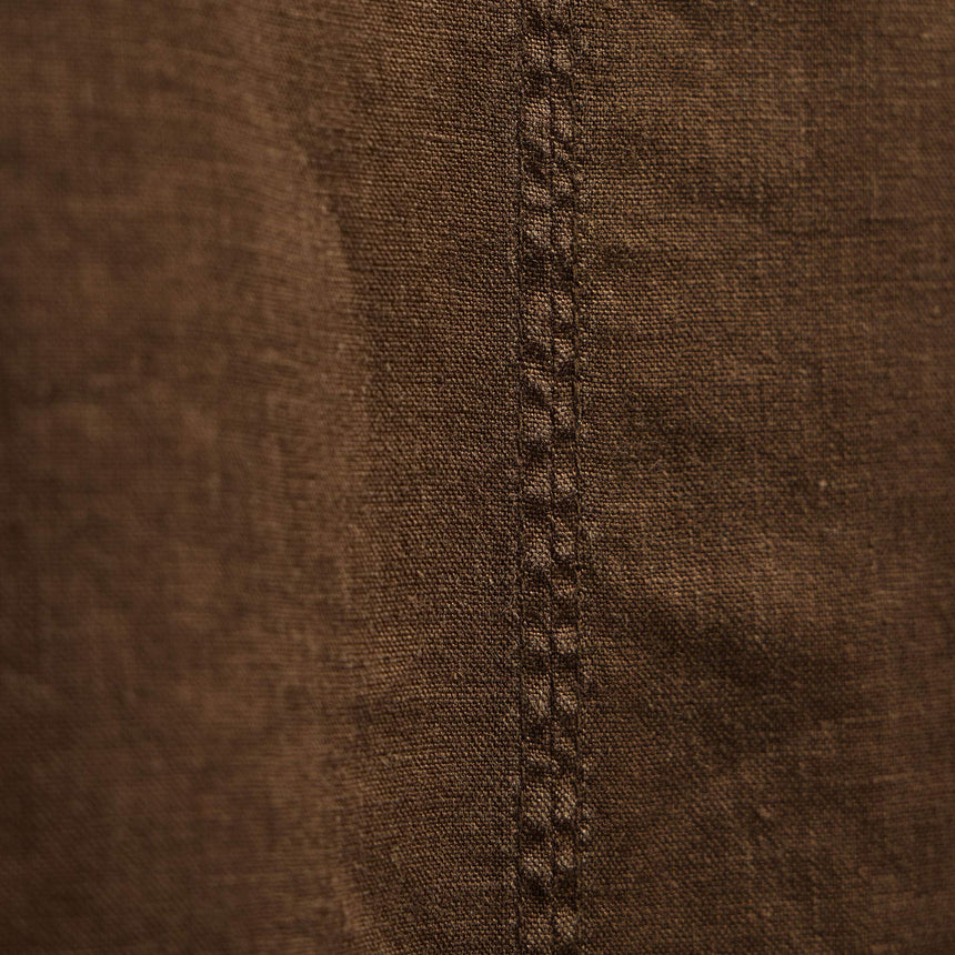 Lightweight Linen Tunic Dress In Cocoa Pigment | James Perse Los Angeles