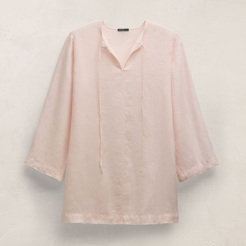 tunic dress pink Vera / s Neckline closure Amelia Island Pique Tunic Dress