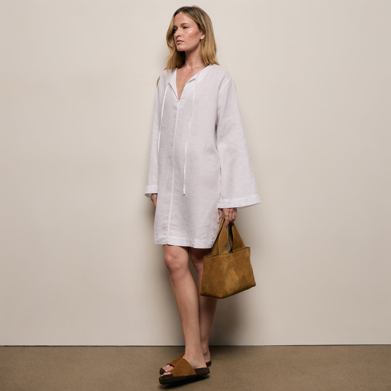 James Perse Lightweight Linen Tunic Dress