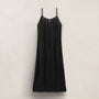 Lightweight Linen Strappy Cami Dress in Black | James Perse Los Angeles