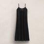 Lightweight Linen Strappy Cami Dress in Black | James Perse Los Angeles