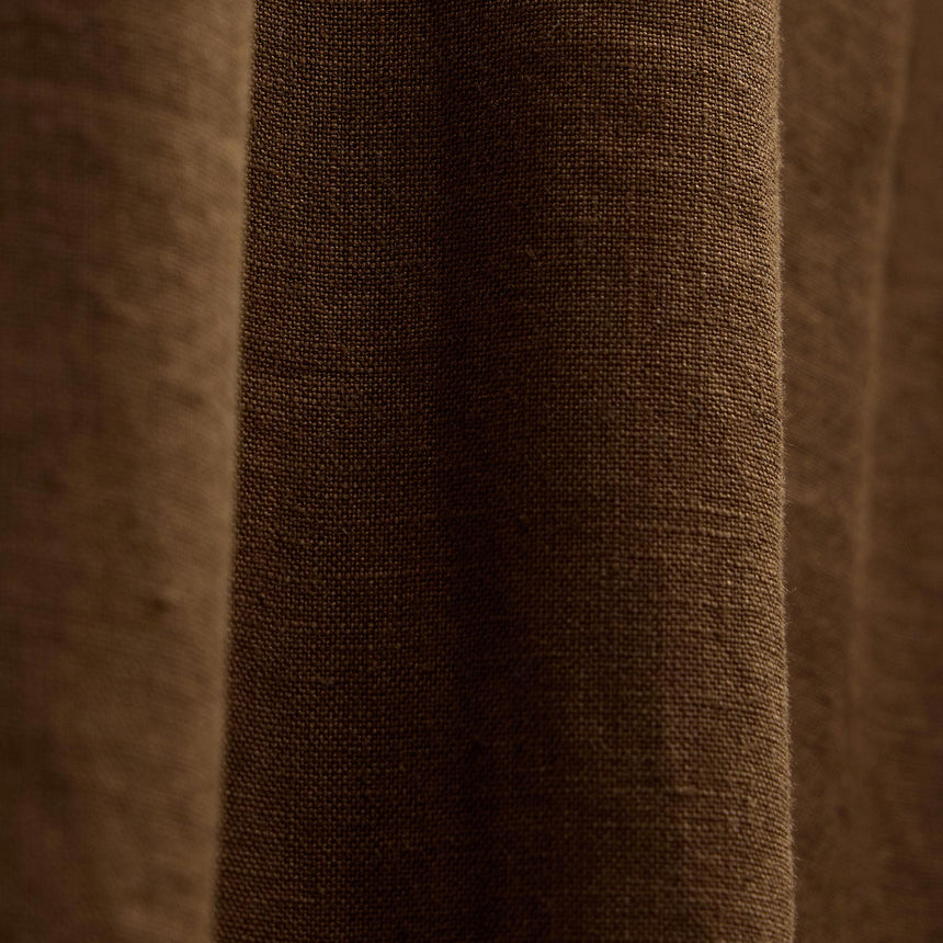 Lightweight Linen Strappy Cami Dress In Cocoa Pigment | James Perse Los Angeles
