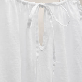 Lightweight Linen Strappy Cami Dress in White | James Perse Los Angeles