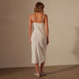 Lightweight Linen Cami Dress in White | James Perse Los Angeles