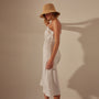 Lightweight Linen Cami Dress in White | James Perse Los Angeles