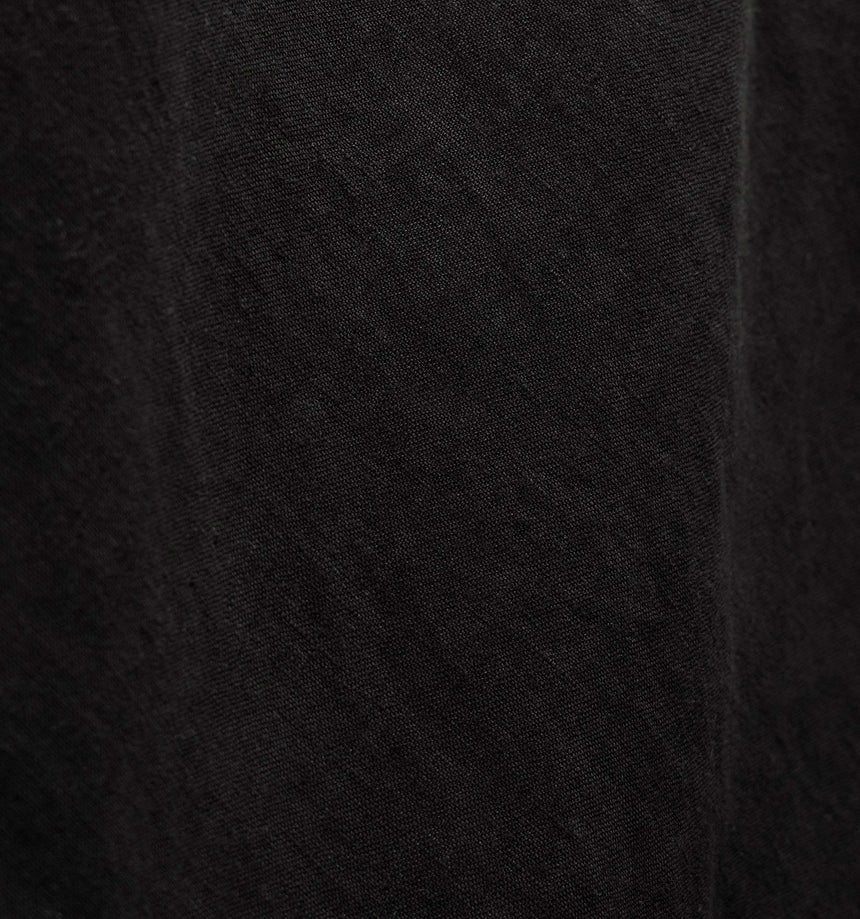 Linen Halter Dress in Black | James Perse Los Angeles