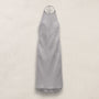 Linen Halter Dress In Grey Sky Pigment | James Perse Los Angeles