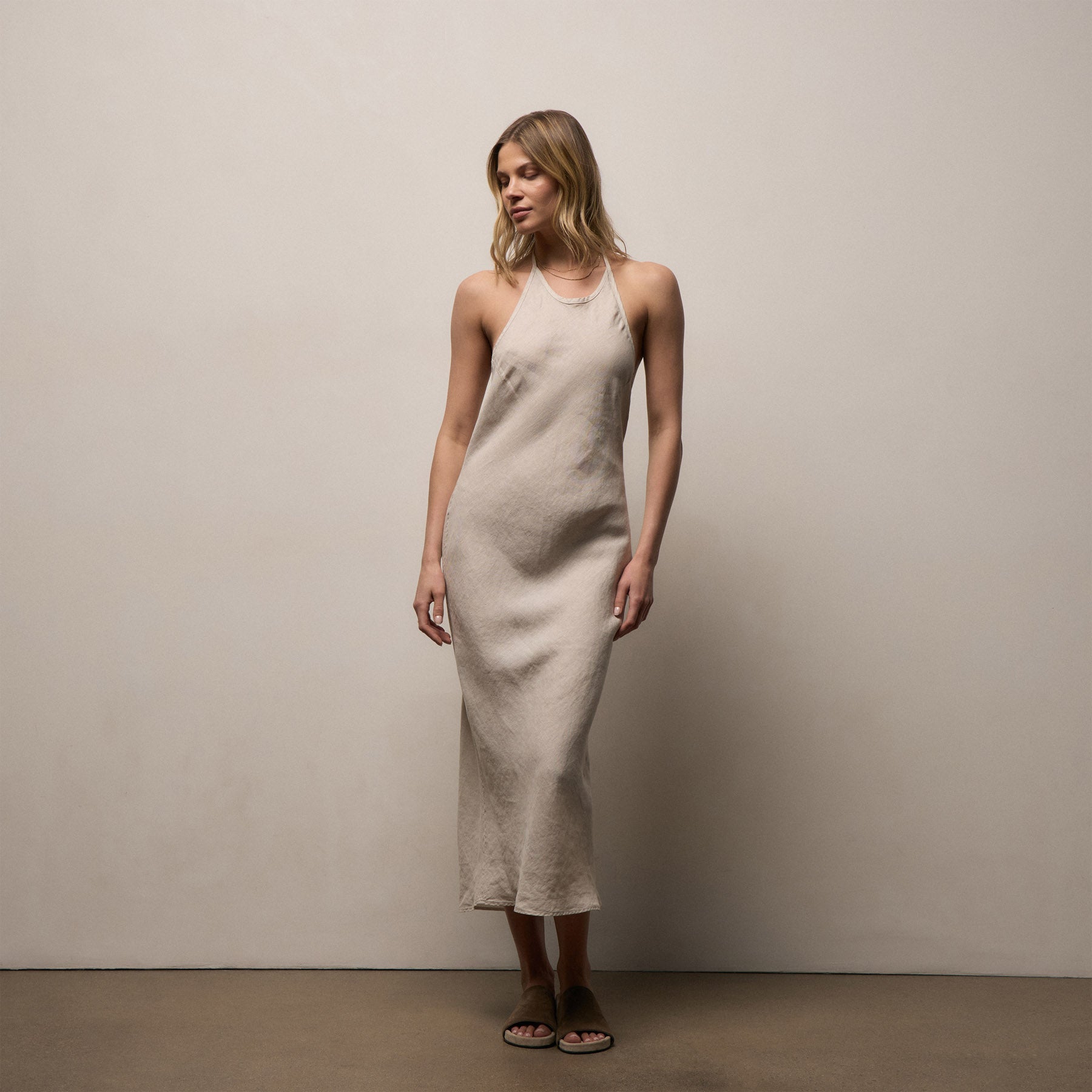 Linen Halter Dress from James Perse - $225