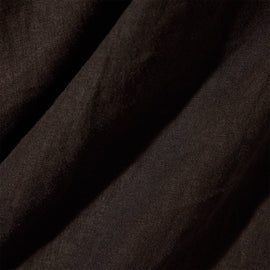 Garment Dye Linen Pin Tuck Dress in Black | James Perse Los Angeles