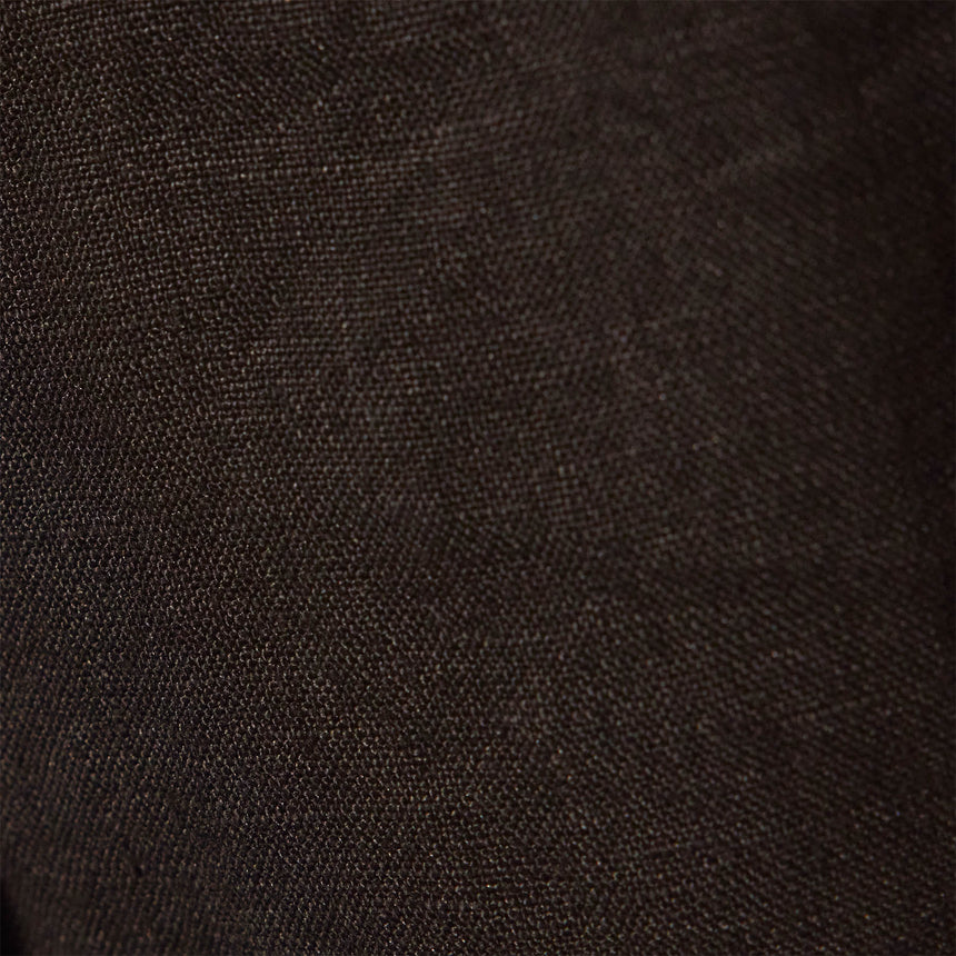 Gathered Linen Dress in Black | James Perse Los Angeles