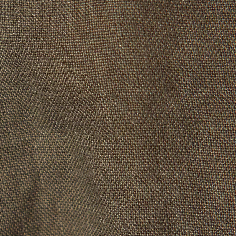 Gathered Linen Dress in Palm Pigment | James Perse Los Angeles