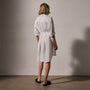 Linen Shirt Dress With Tie | James Perse Los Angeles
