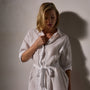 Linen Shirt Dress With Tie | James Perse Los Angeles