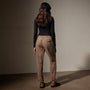 Garment Dye Linen Soft Drape Pant in Cargo Pigment | James Perse Los Angeles