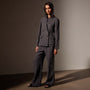 Garment Dyed Linen Double Breasted Blazer in Magma Pigment | James Perse in Los Angeles