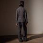 Garment Dyed Linen Double Breasted Blazer in Magma Pigment | James Perse in Los Angeles