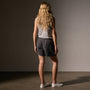 Linen Pleated Short in Magma Pigment | James Perse Los Angeles
