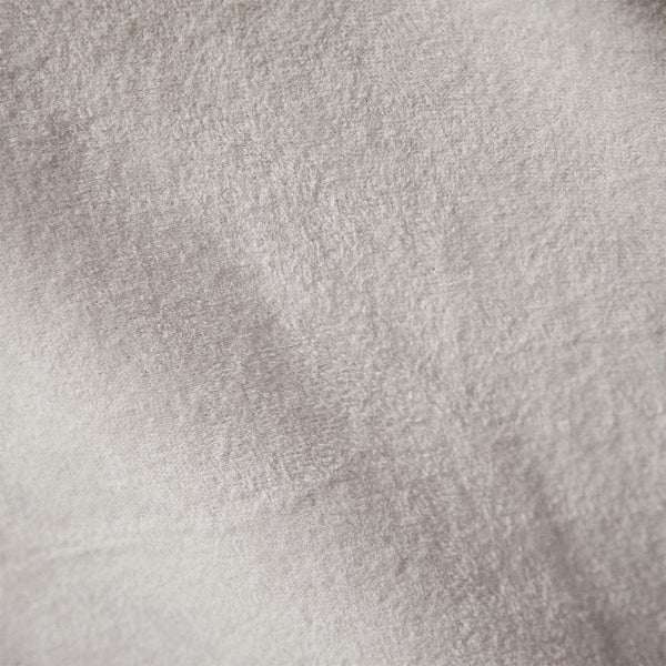 Square Neck Long Sleeve Velvet Top in Talc | James Perse Los Angeles