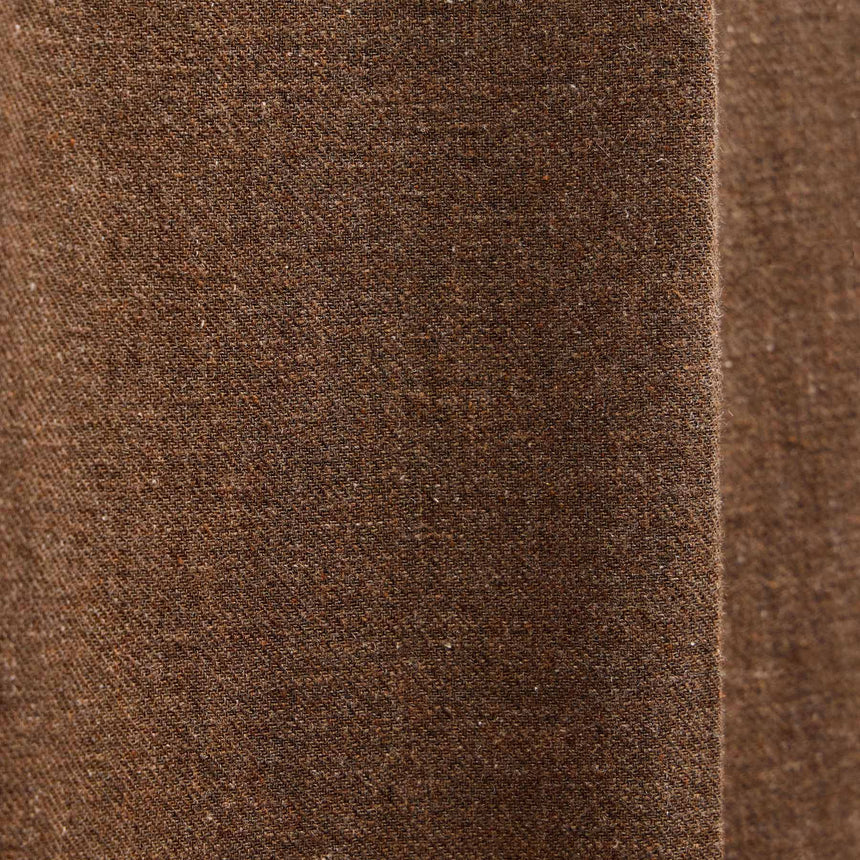 Linen Twill Pleated Wide Leg Trouser In Fleck Brown | James Perse Los Angeles