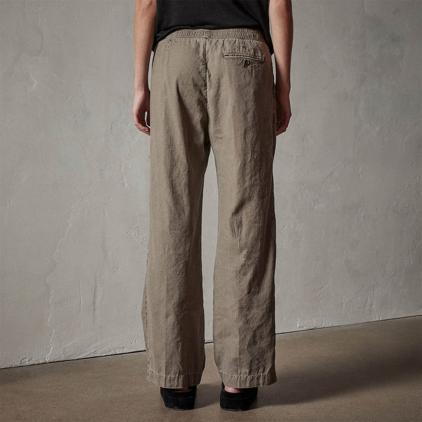 Canyon Linen Pant in Ammo Pigment | James Perse Los Angeles