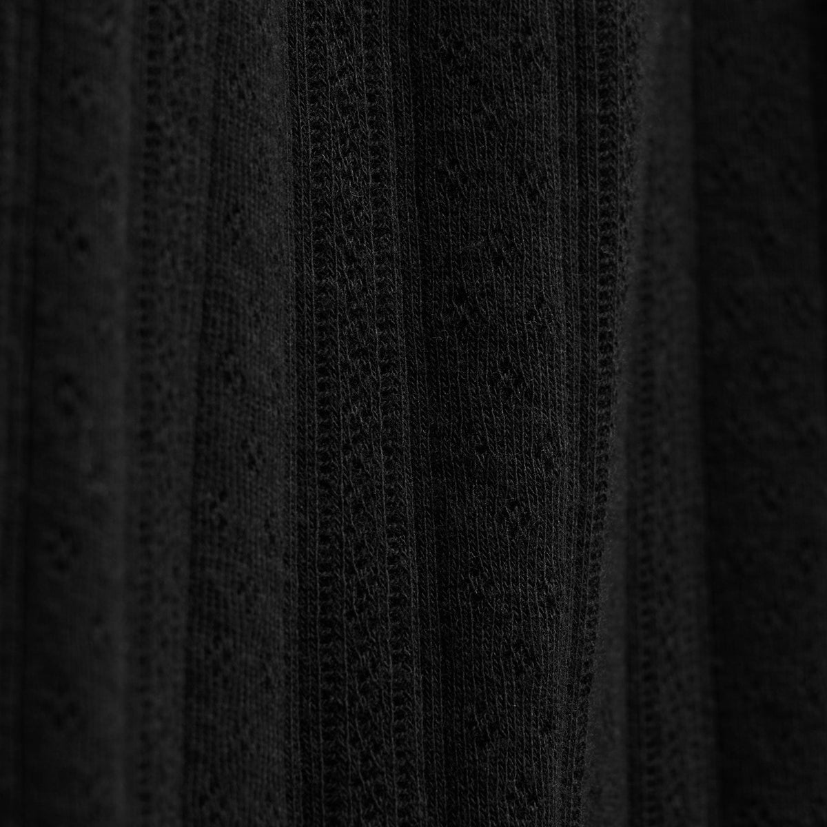 Pointelle Tank Top in Black | James Perse Los Angeles