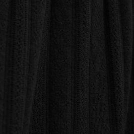 Pointelle Shortie in Black | James Perse Los Angeles