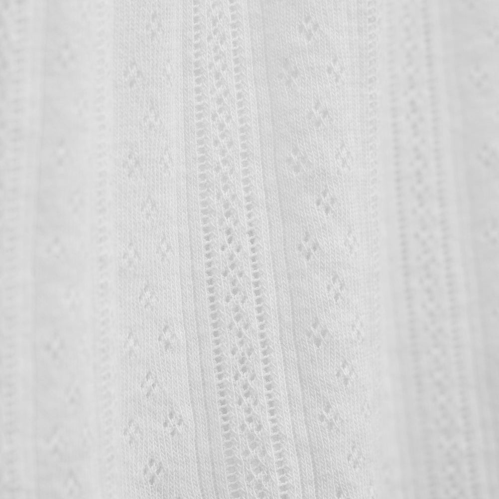 Pointelle Shortie in White | James Perse Los Angeles