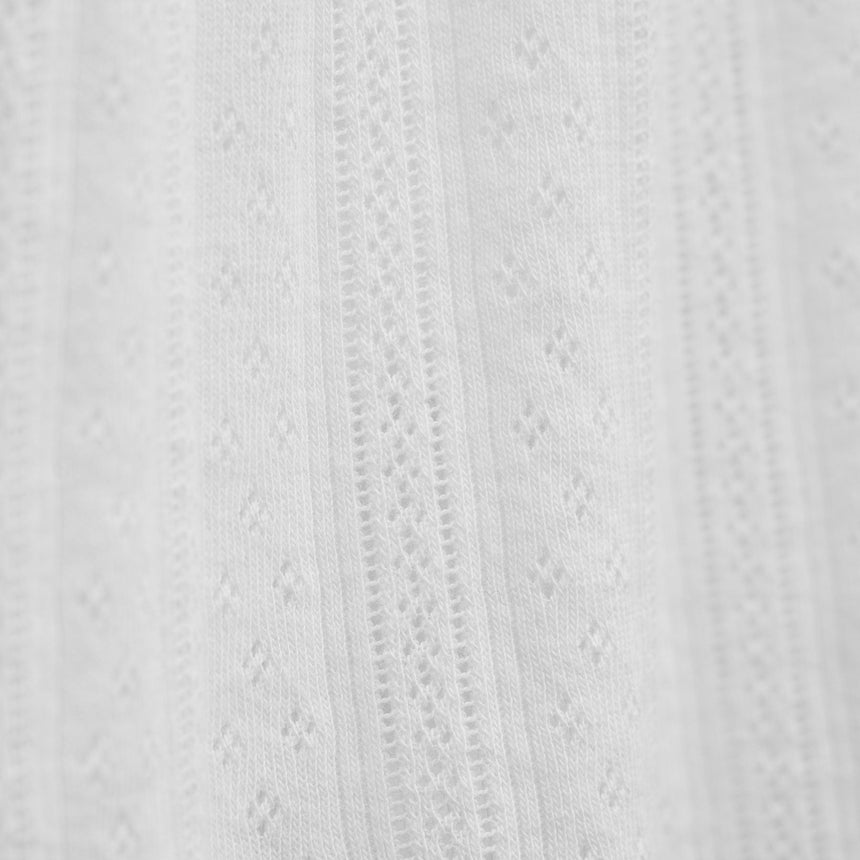 Pointelle Shortie in White | James Perse Los Angeles