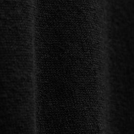Linen Cotton Keyhole Sweater in Black | James Perse Los Angeles