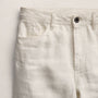 Linen Denim Relaxed Pant in Off White Wash | James Perse Los Angeles