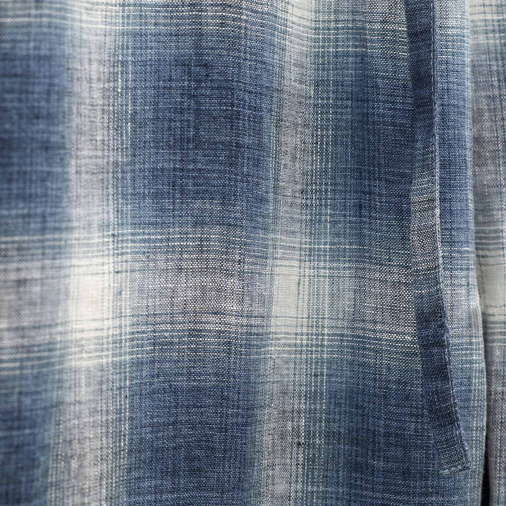 Plaid Linen Beach Pant in Blue Plaid | James Perse Los Angeles