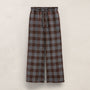Plaid Linen Beach Pant in Plum Plaid | James Perse Los Angeles