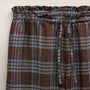 Plaid Linen Beach Pant in Plum Plaid | James Perse Los Angeles
