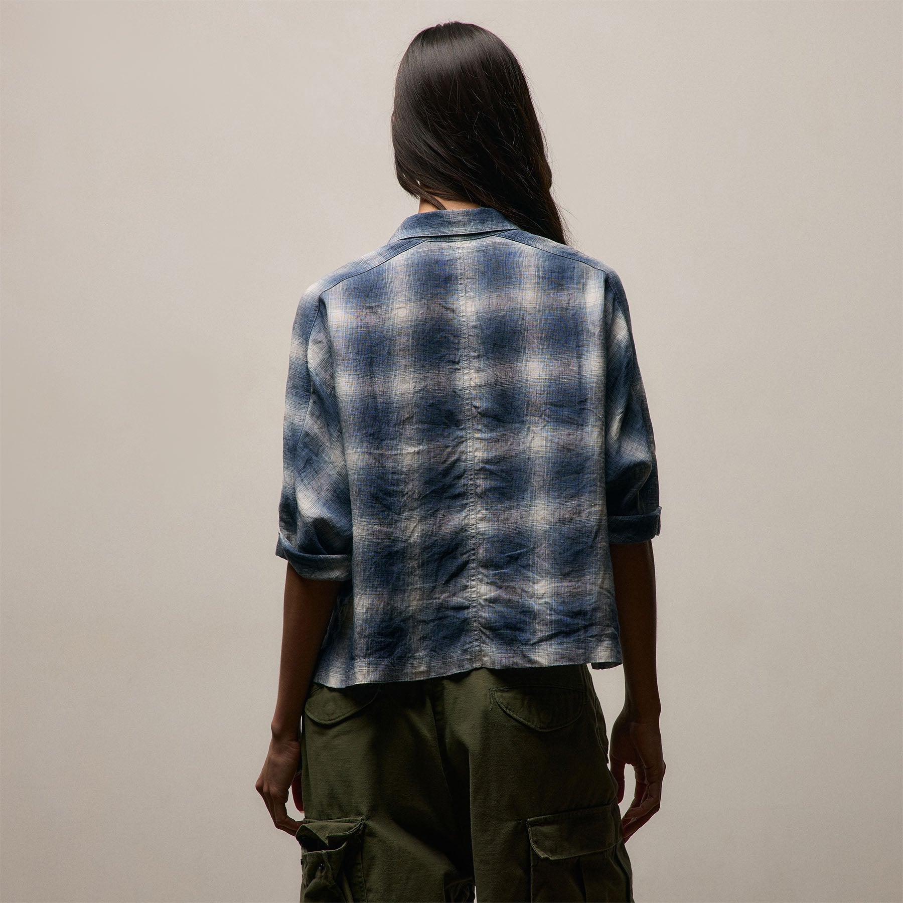 Linen Oversized Shirt - White | James Perse Los Angeles