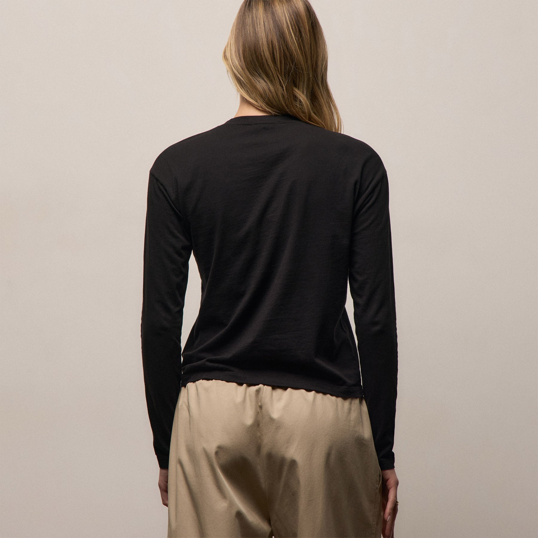 Vintage Boxy Tee - Black | James Perse Los Angeles