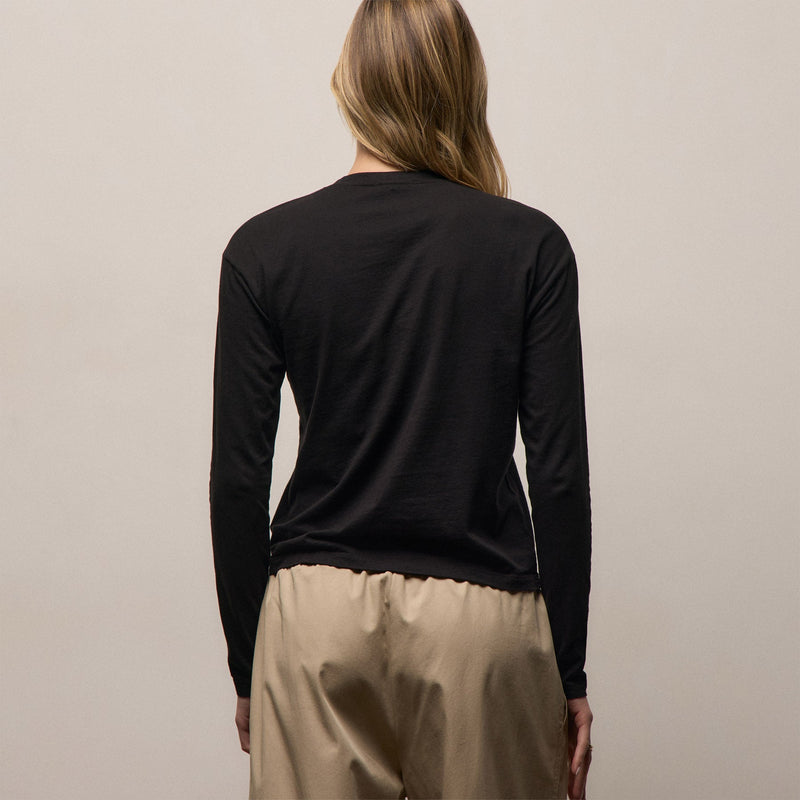 Vintage Boxy Tee in Black | James Perse Los Angeles