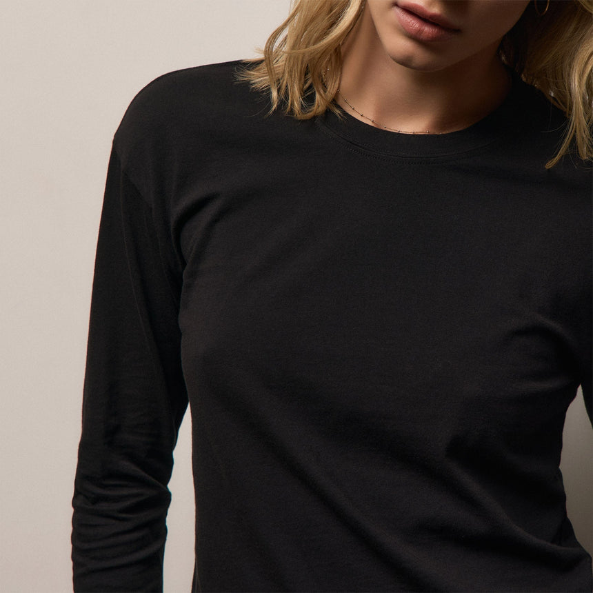 Vintage Boxy Tee in Black | James Perse Los Angeles
