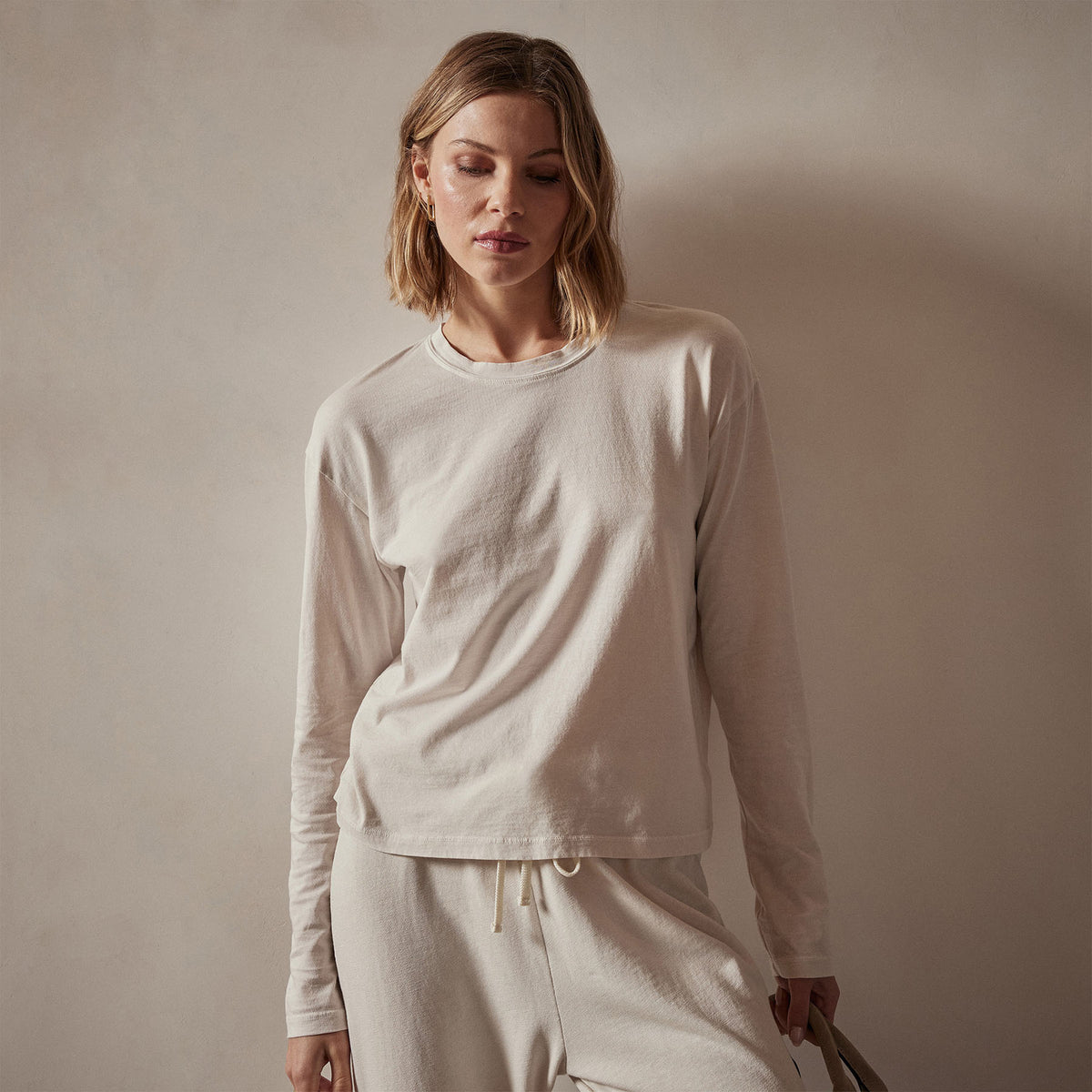 Vintage Boxy Tee in Canvas Pigment | James Perse Los Angeles